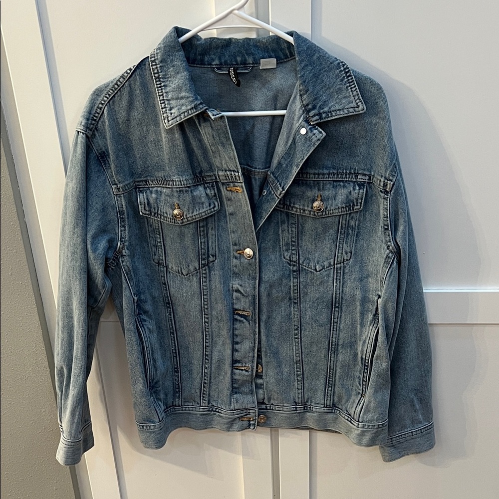 H&M Faded Blue Jean Jacket